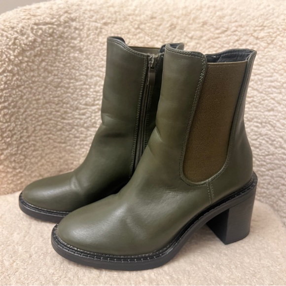 Olive Green Matisse Booties - Picture 3 of 7